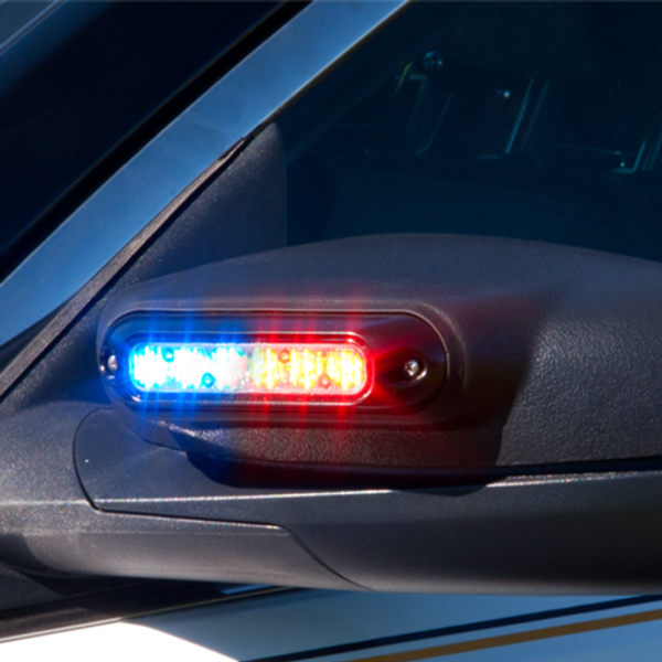 Whelen Police Interceptor Sedan Taurus Side View Mirror Beams LED ...