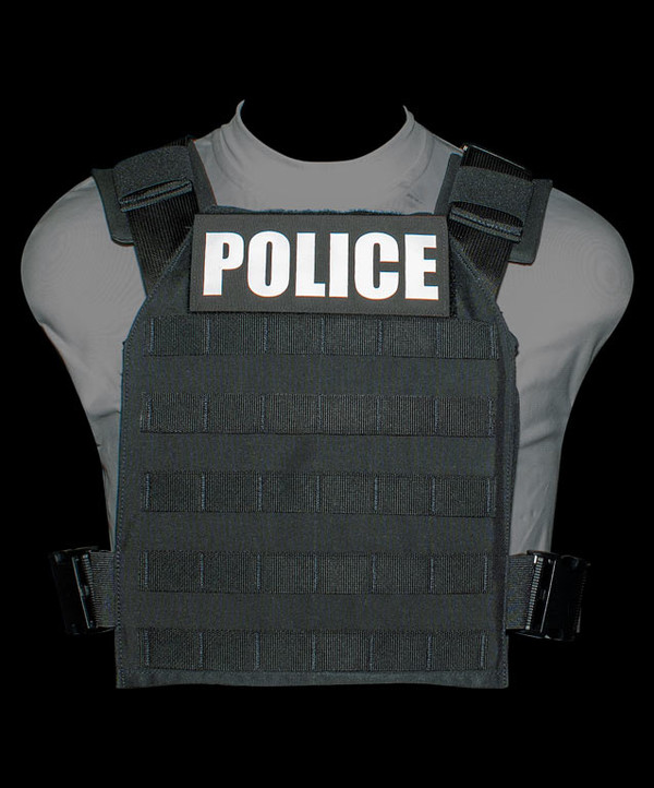 Black/blue OVERT Bulletproof Vest Military, Police, Security Equipment  Level 3 & 3A Protection