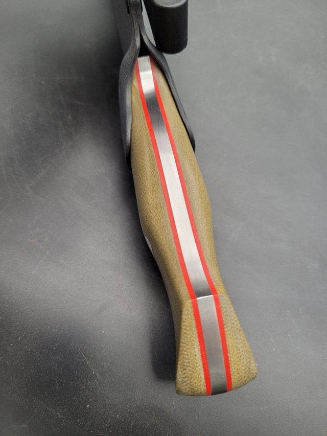 Field Scout handmade bushcraft knife by QuickHatch Knife Co. in Idaho, built for hunting, camp chores, and outdoor use.