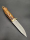 Deer Hunter drop point handmade hunting knife by QuickHatch Knife Co. in Idaho, built for field dressing, camp chores, and outdoor use.