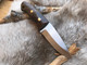 Drop point edc handmade EDC fixed blade knife by QuickHatch Knife Co., built in Idaho for everyday carry, camp, and field use.