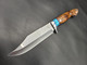 Highwayman Knife handmade fixed blade knife with guard by QuickHatch Knife Co., built in Idaho for hunting, camp, and outdoor use.