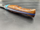 Highwayman Knife handmade fixed blade knife with guard by QuickHatch Knife Co., built in Idaho for hunting, camp, and outdoor use.
