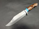 Highwayman Knife handmade fixed blade knife with guard by QuickHatch Knife Co., built in Idaho for hunting, camp, and outdoor use.