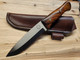 Trapper Knife handmade bushcraft knife by QuickHatch Knife Co. in Idaho, built for hunting, camp chores, and outdoor use.