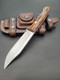 High Plains Hunter handmade hunting knife by QuickHatch Knife Co. in Idaho, built for field dressing, camp chores, and outdoor use.