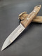 Field Scout handmade bushcraft knife by QuickHatch Knife Co. in Idaho, built for hunting, camp chores, and outdoor use.