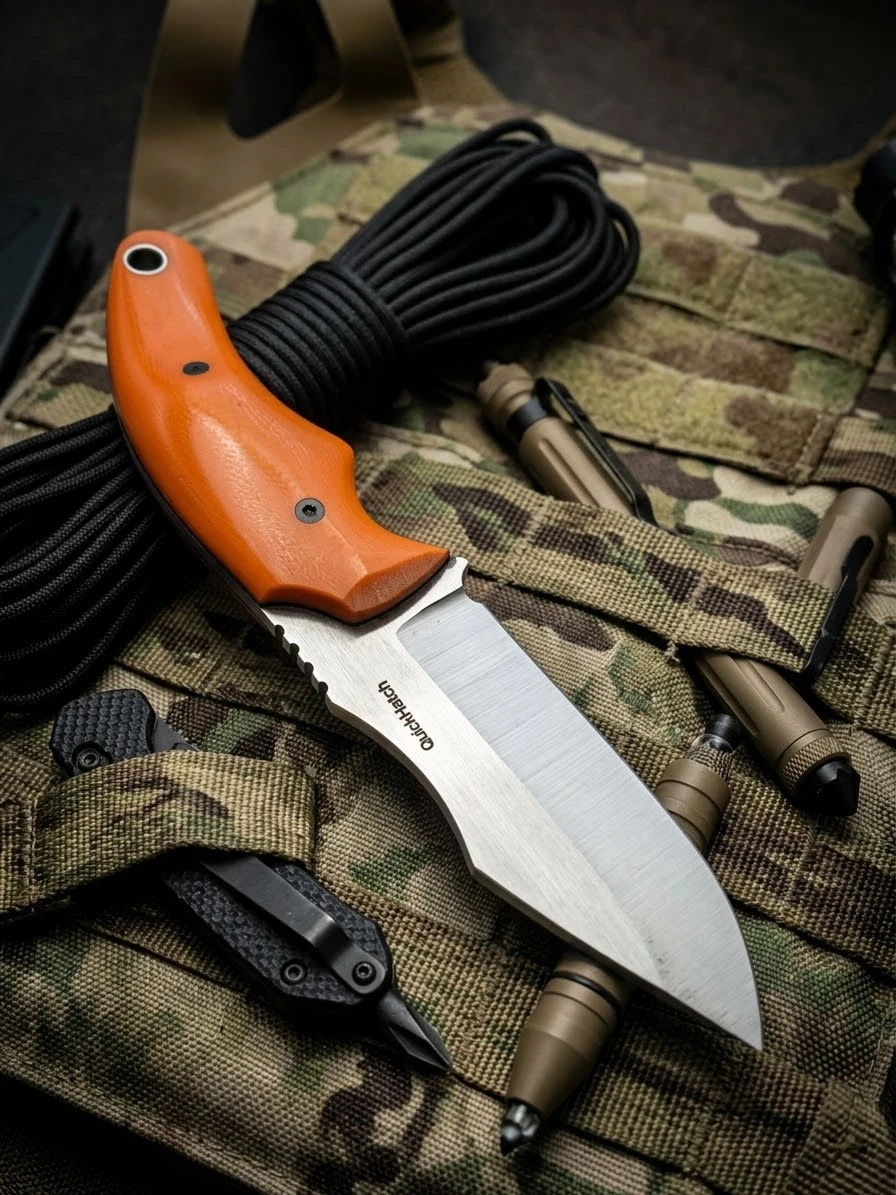 QuickHatch camp and EDC knife model