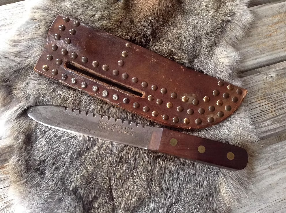 Handmade knife detail