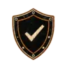 Shield icon for drying a handmade knife after use