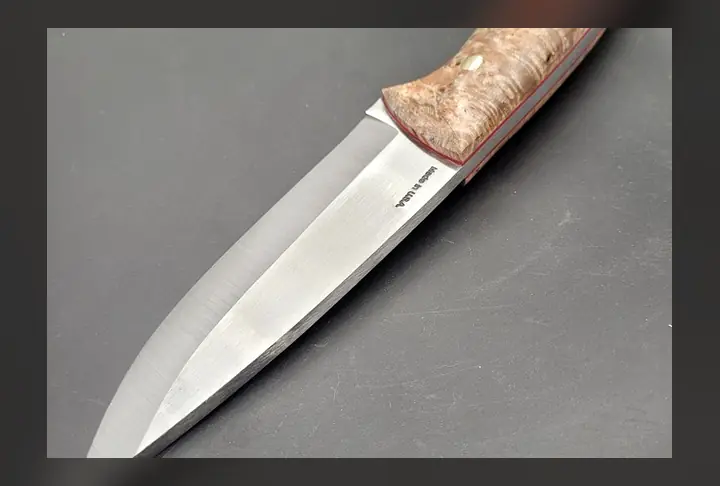 Sold Bushman knife with maple scales