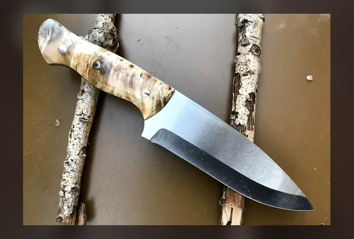 Quickhatch trapper bushcraft knife ready for outdoor use and maintenance