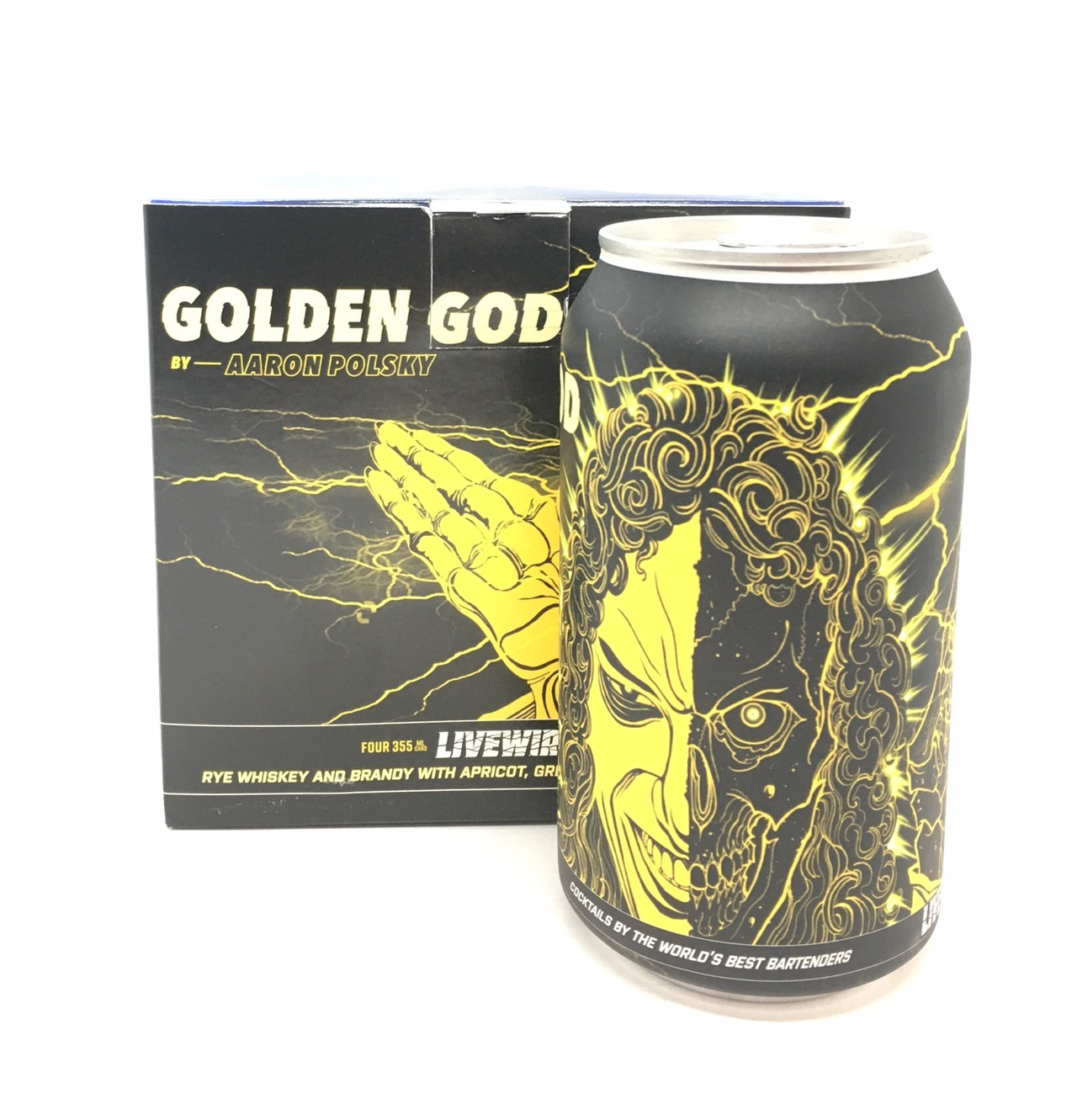 Livewire Canned Cocktails "Golden God" 4Pack Natural Wine Company