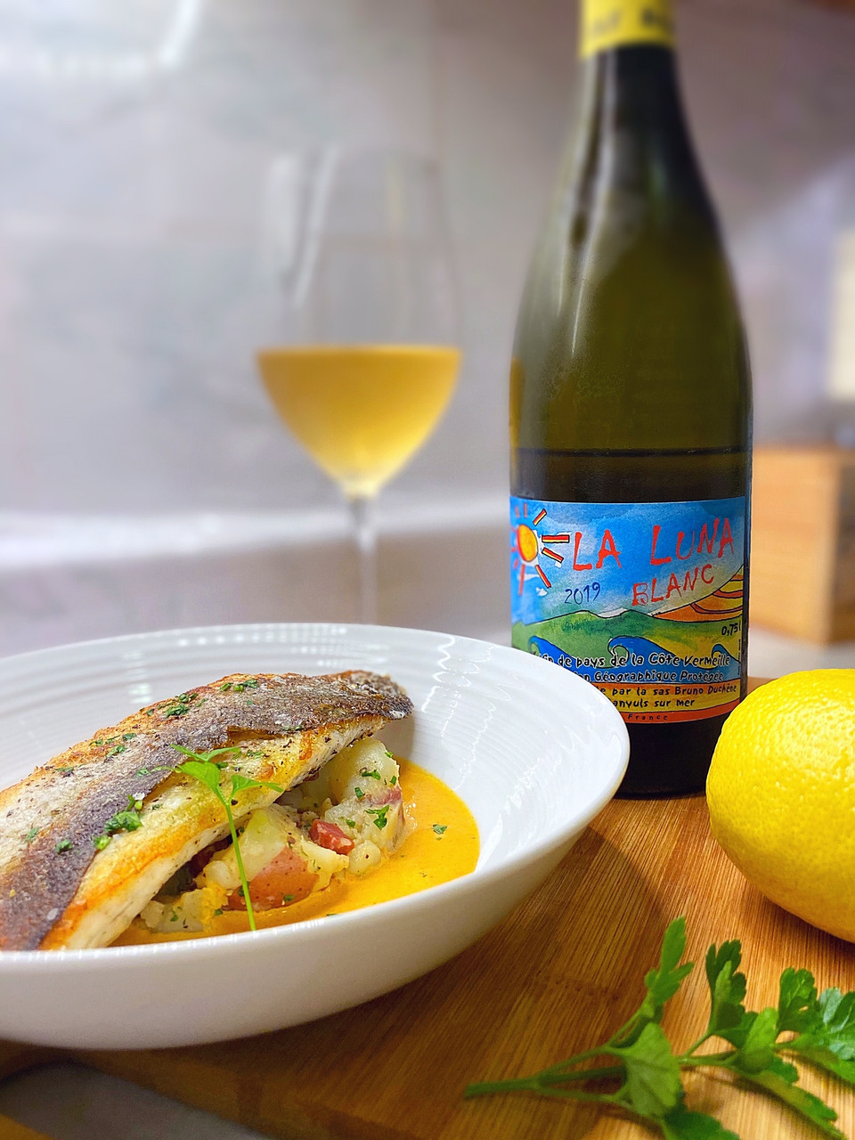 Bruno Duchene, Vin de Pays de la Côte Vermeille La Luna Blanc