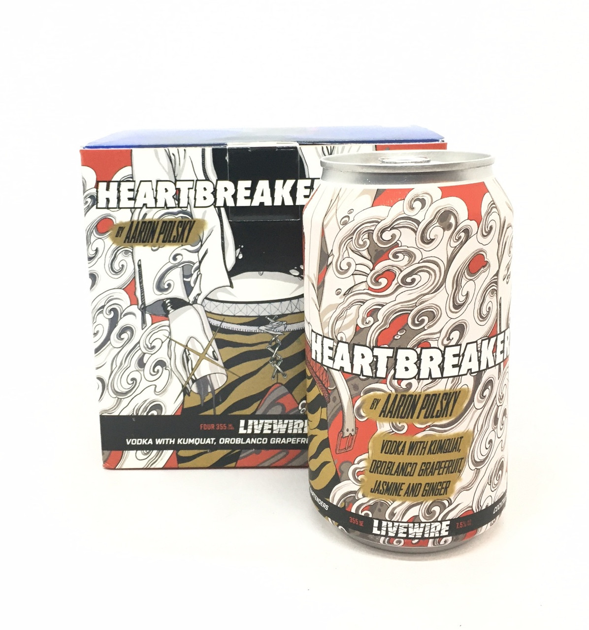 Livewire Canned Cocktail "Heartbreaker" 4Pack Natural Wine Company