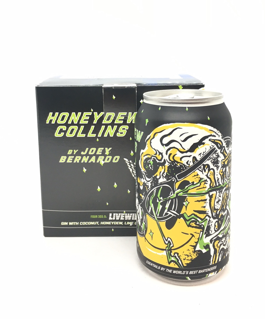 Livewire Canned Cocktails "Honeydew Collins" 4Pack Natural Wine