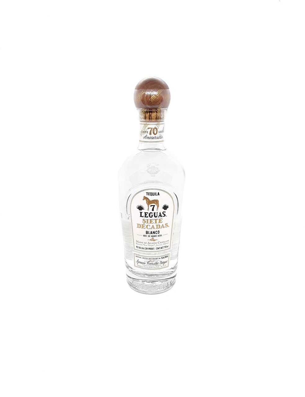 Siete Leguas, Siete Decadas Blanco Tequila - Natural Wine Company