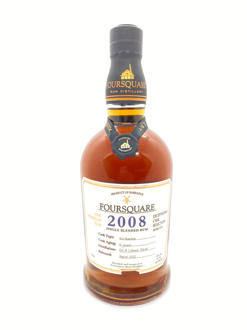 Foursquare Distillery, 12 Years Old 2008 Exceptional Cask Selection Mark XIII Single Blended Fine Barbados Rum