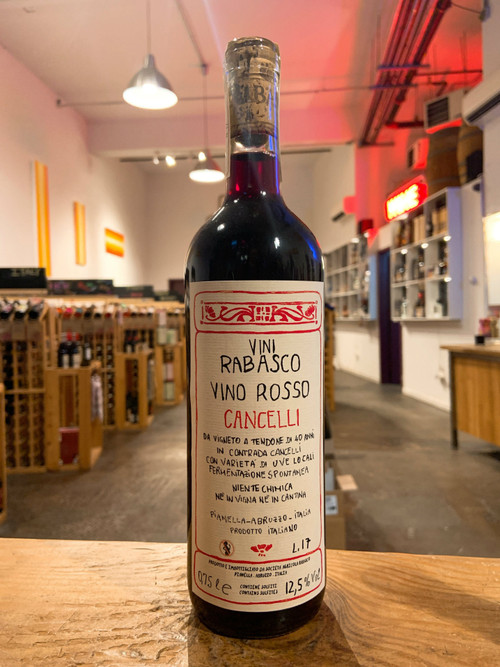 Rabasco, Cancelli Rosso - Natural Wine Company