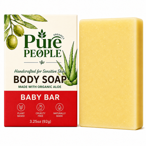 Pure People Organics Baby Bar Gentle Botanical Soap