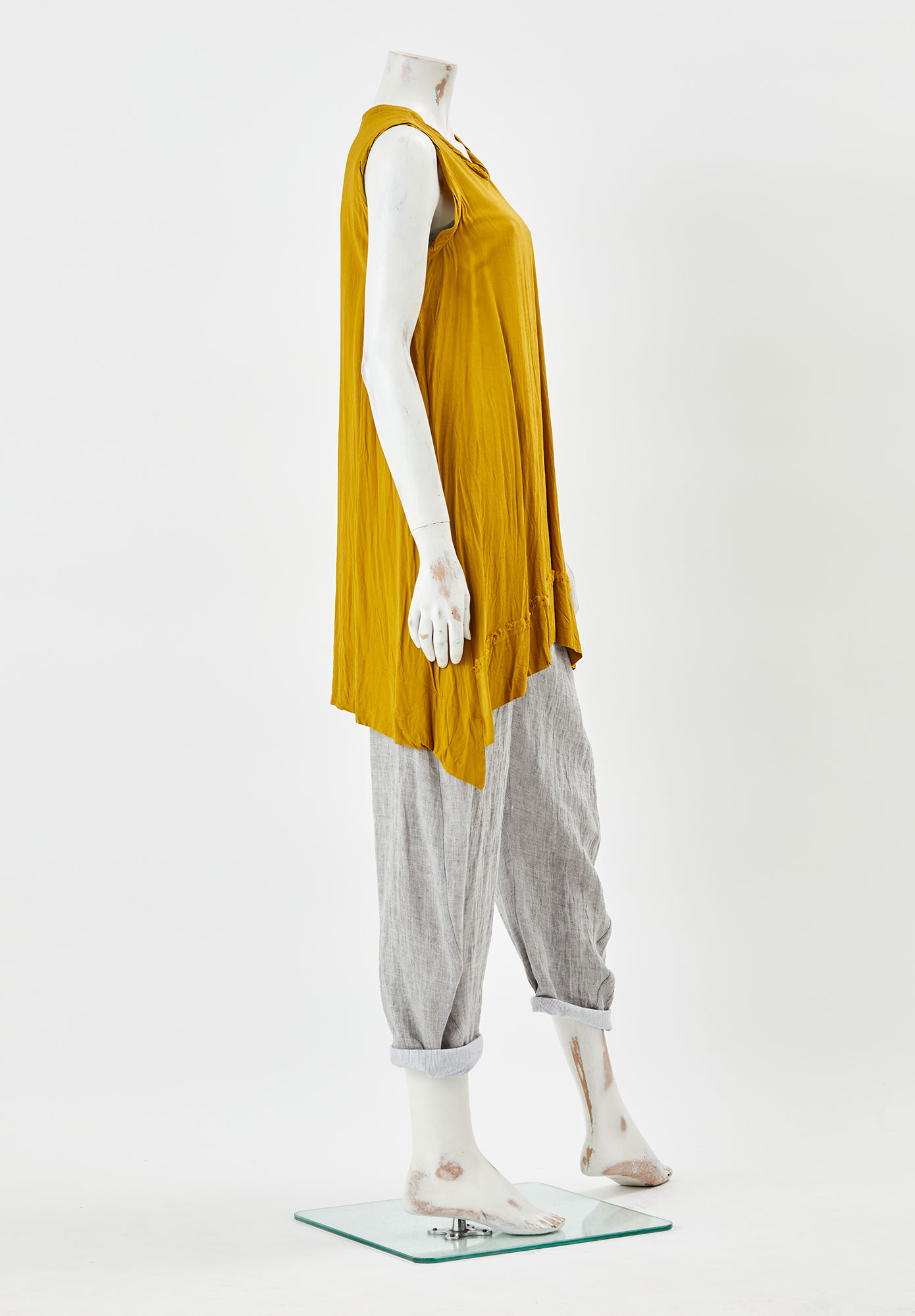 SELVEDGE TUNIC - MUSTARD