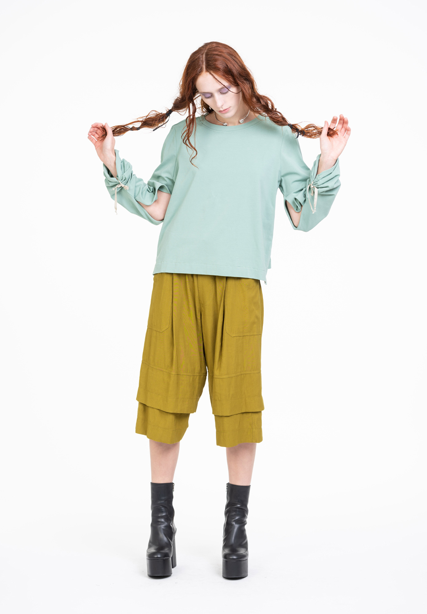 SLITS TEE - MINT CHICK
