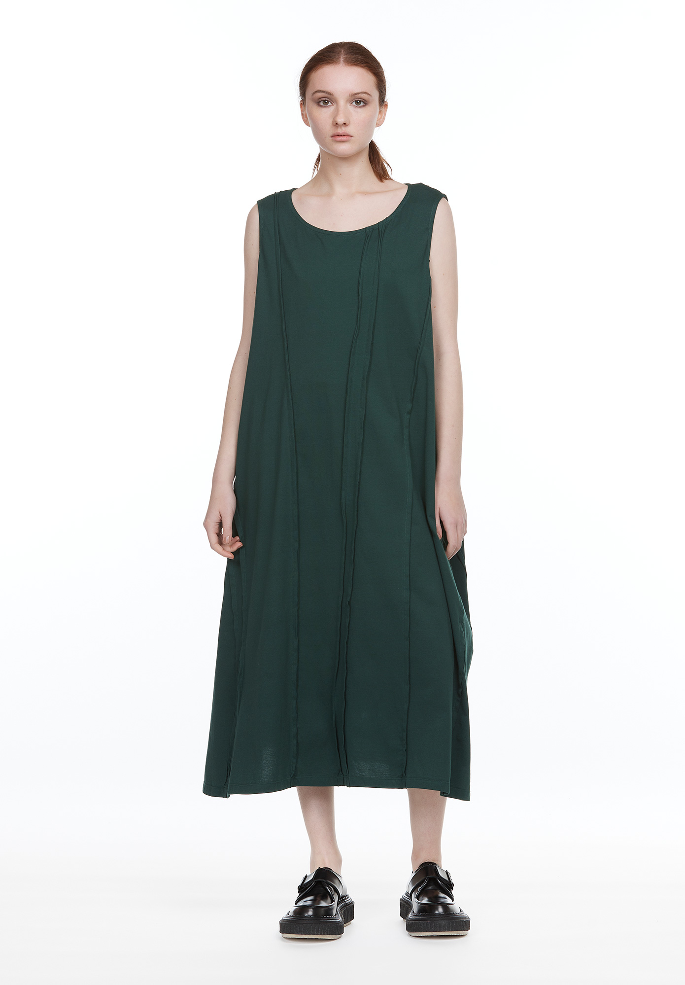 INSIDE OUT DRESS - GREEN