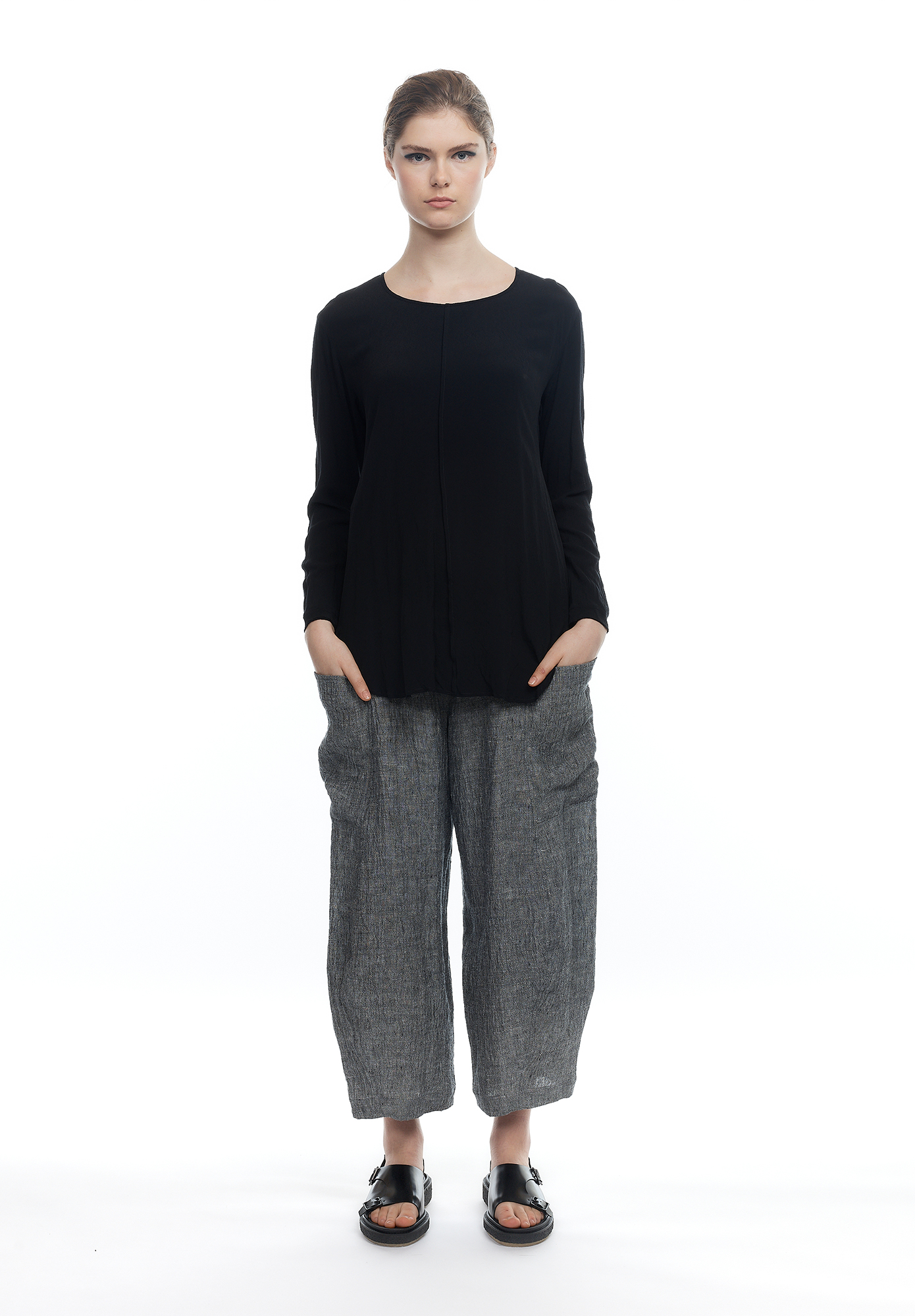 INTERSECT TOP - BLACK