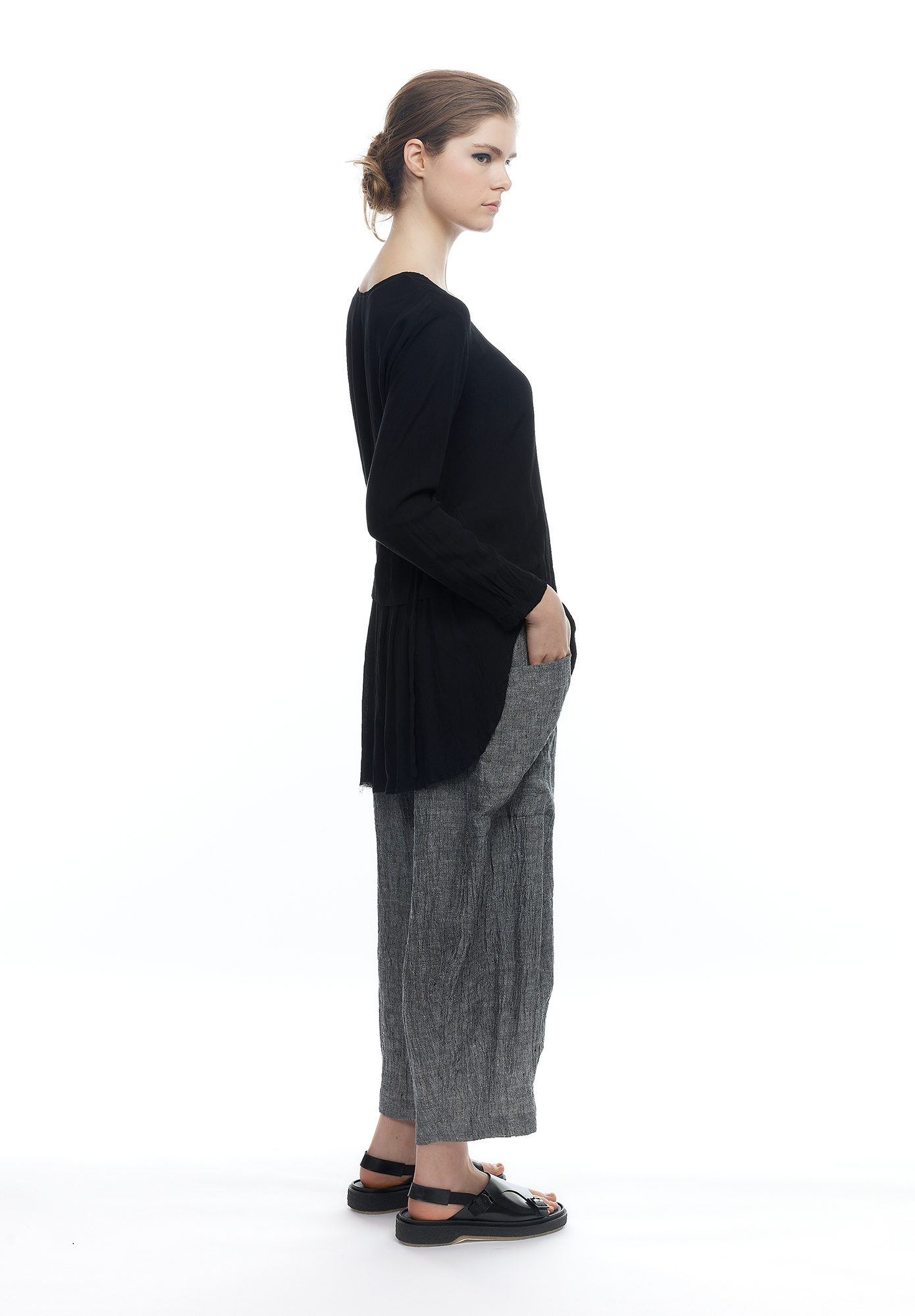 INTERSECT TOP - BLACK