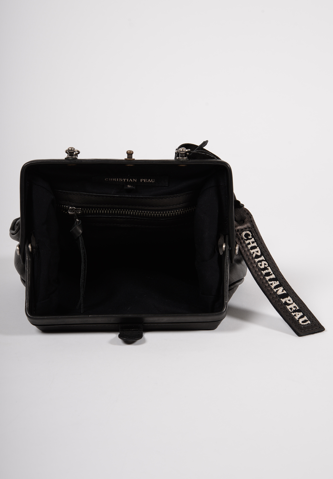 CHRISTIAN PEAU - HANDBAG 2WAY SMALL - BLACK