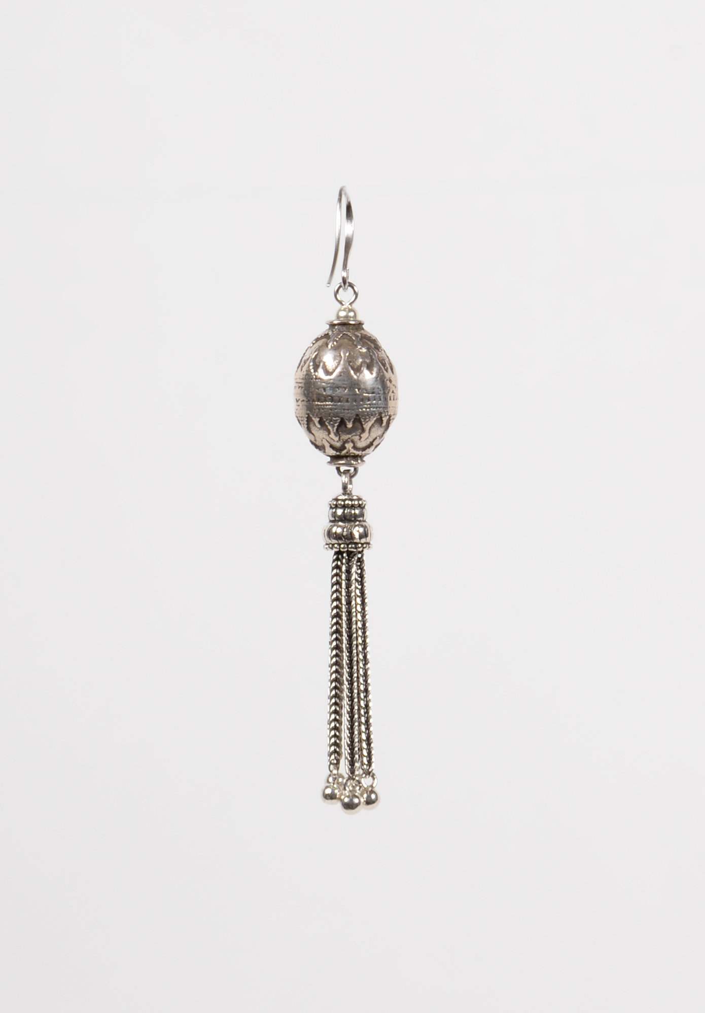 SINGLE ETHIOPIAN TASSEL EARRING