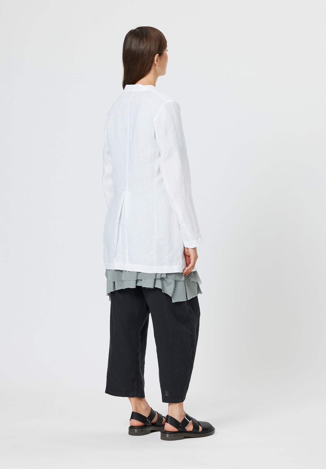 PAL OFFNER - REVERS PENGUIN COAT - WHITE