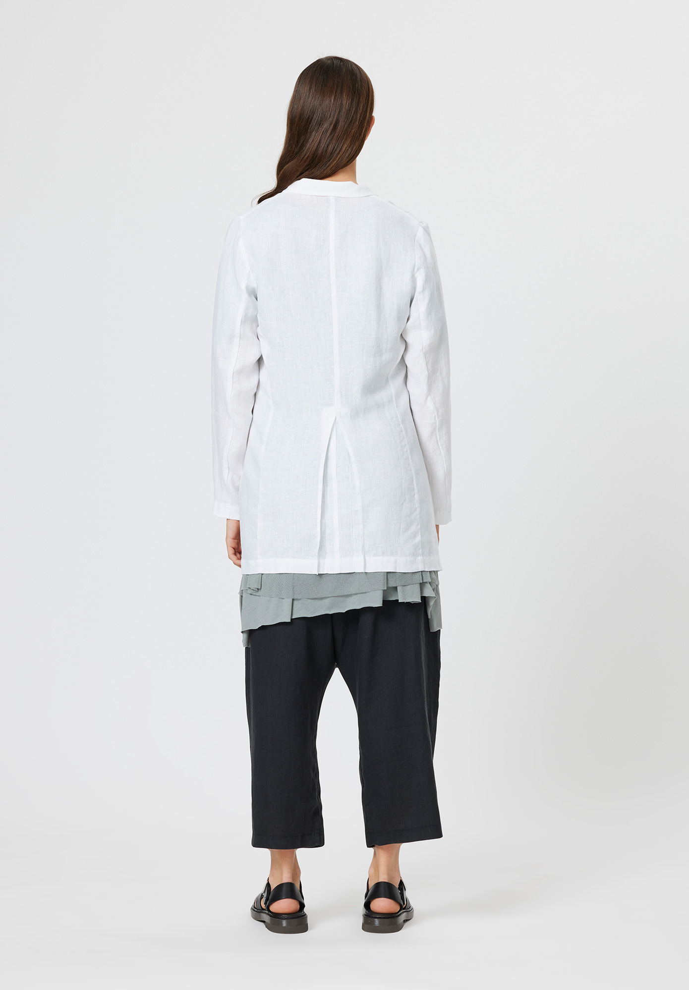 PAL OFFNER - REVERS PENGUIN COAT - WHITE