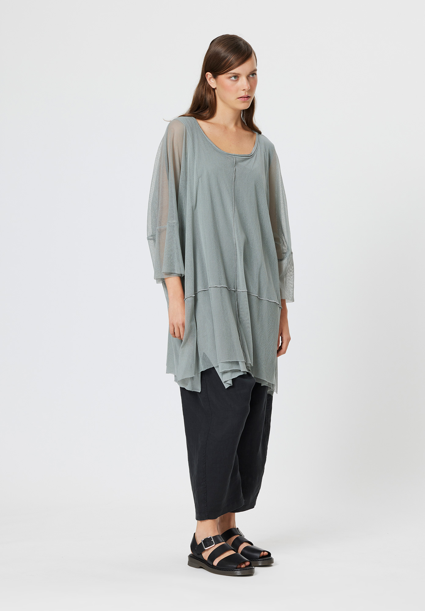 PAL OFFNER - LAYERED TUNIC - ASH