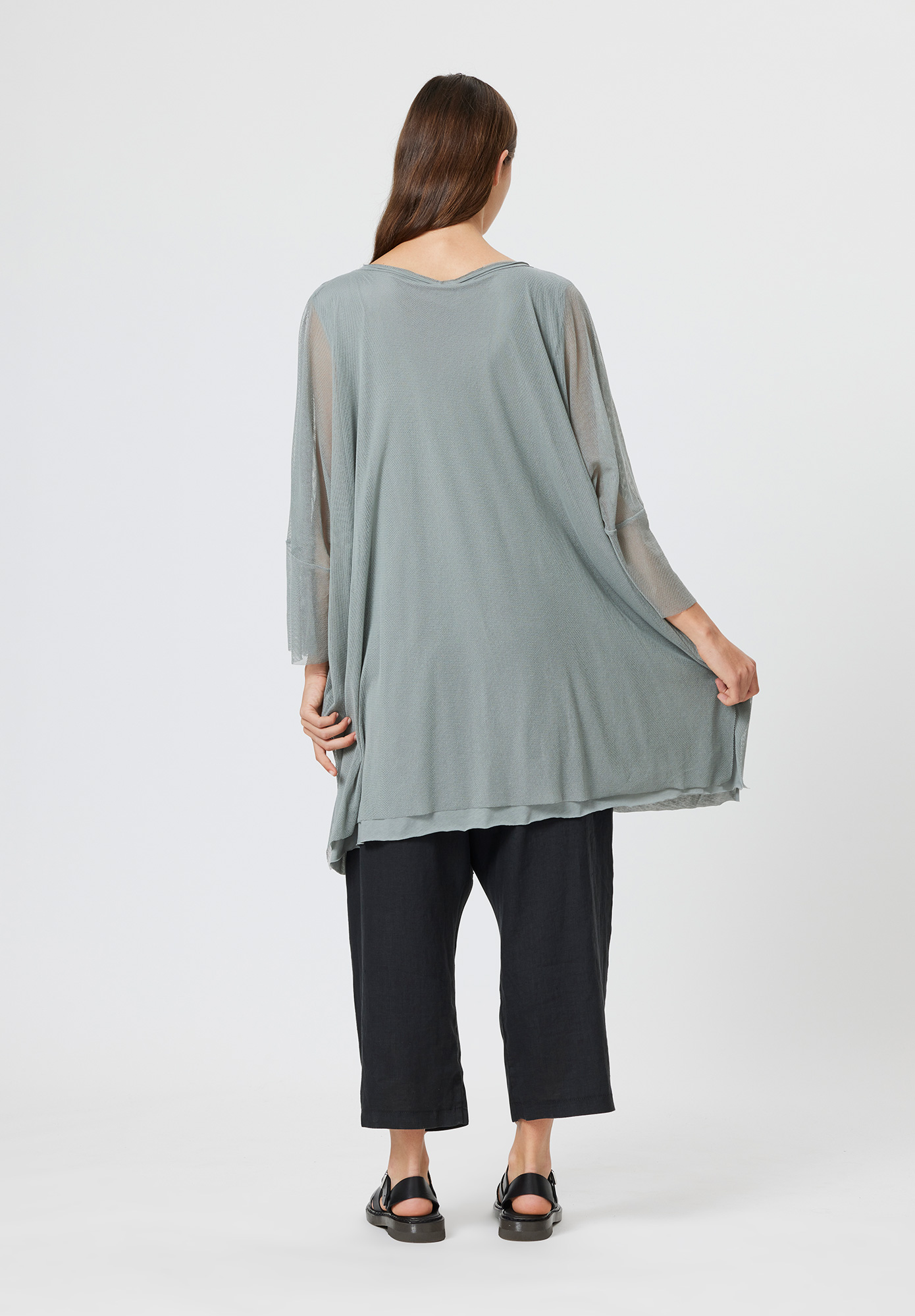PAL OFFNER - LAYERED TUNIC - ASH