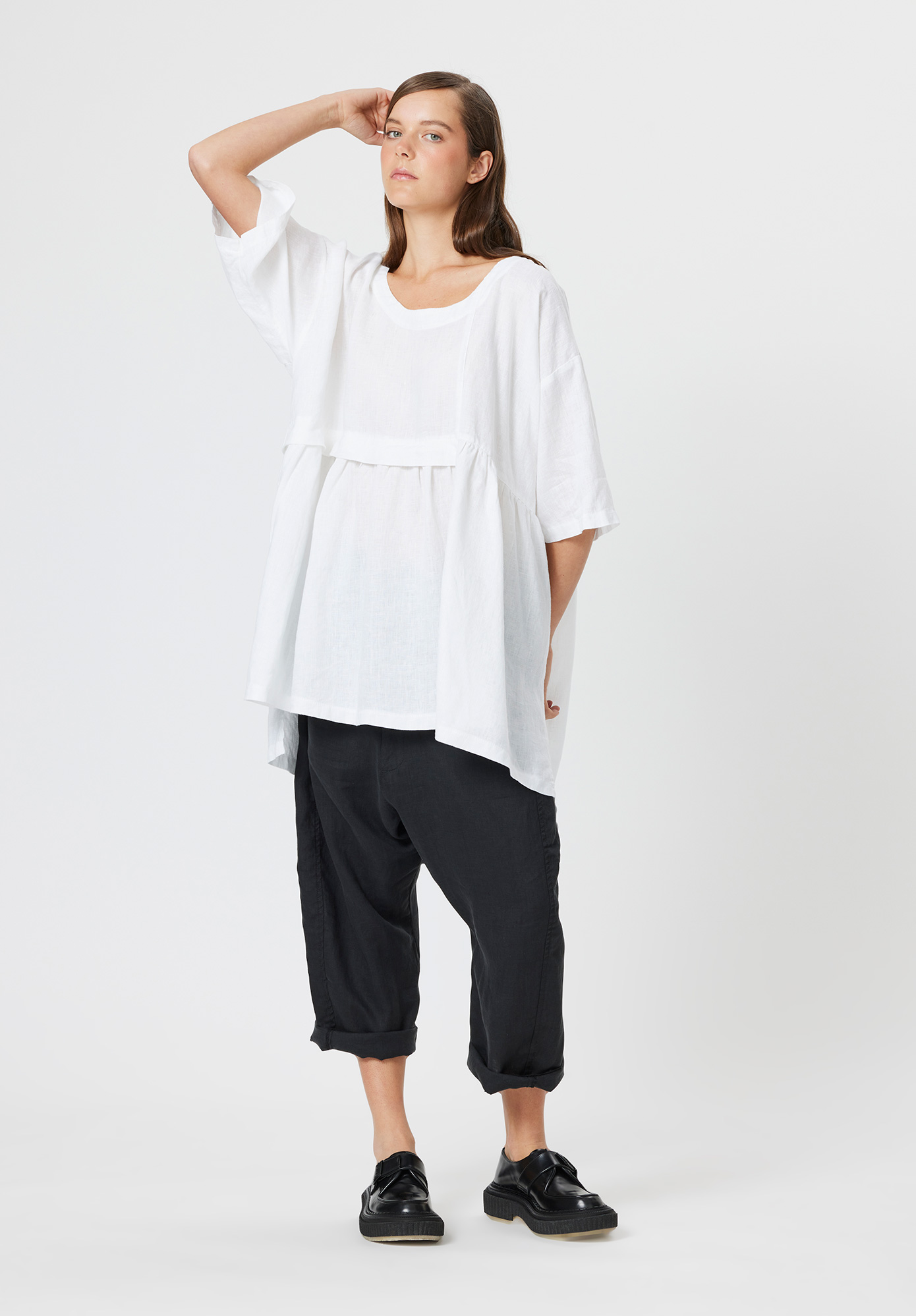 PAL OFFNER - LOOSE TUNIC - WHITE