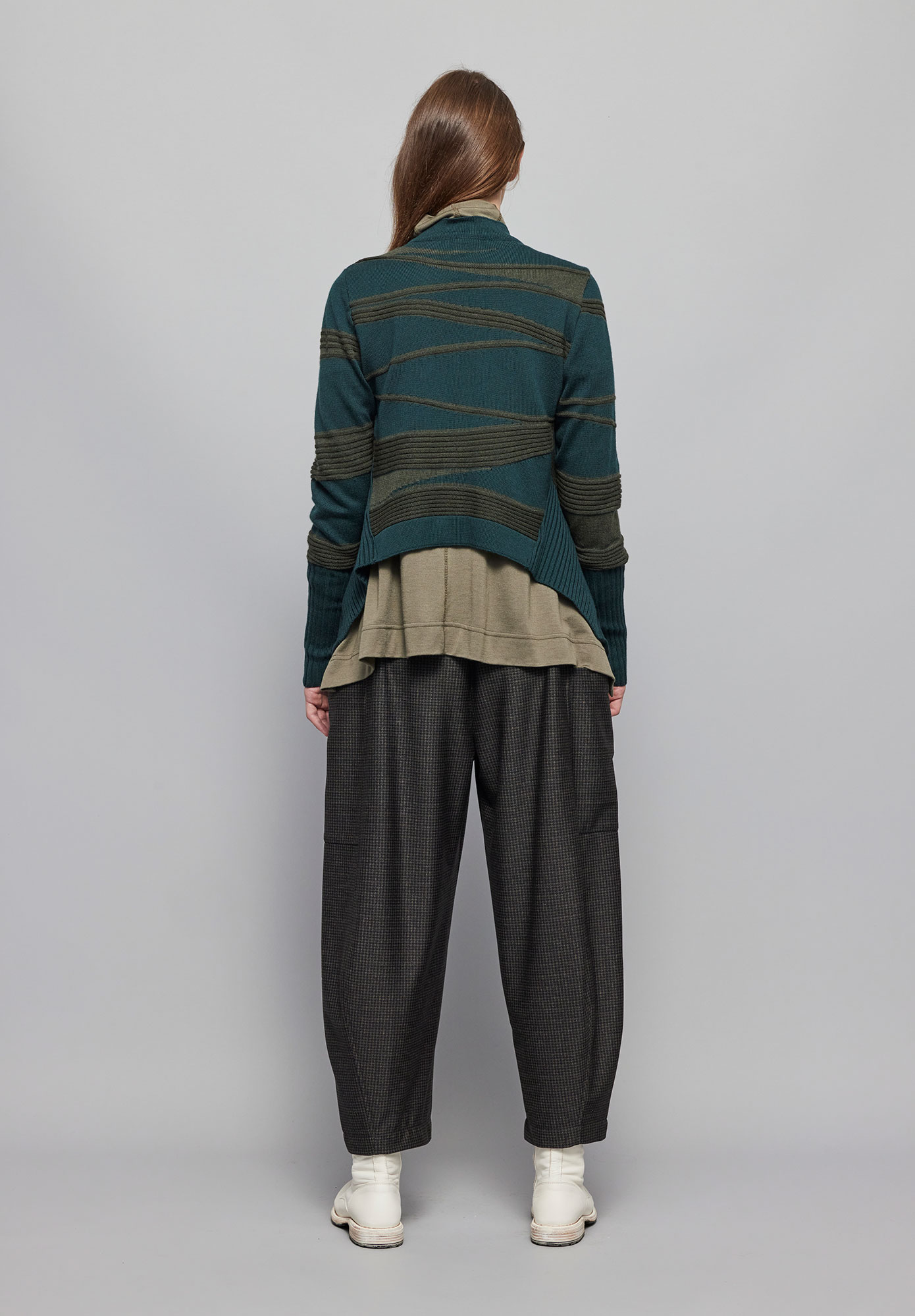 MM SÖHN - SEGMENT CARDIGAN - KELP | HUNTER