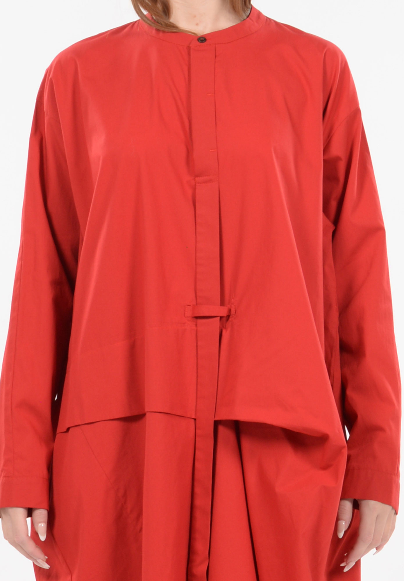 MOYURU - OVERSIZED COTTON DRESS - RED