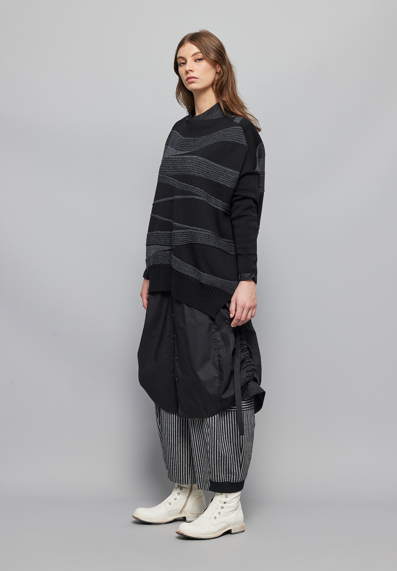 MM SÖHN - RATIO JUMPER - BLACK | GRAPHITE MIX