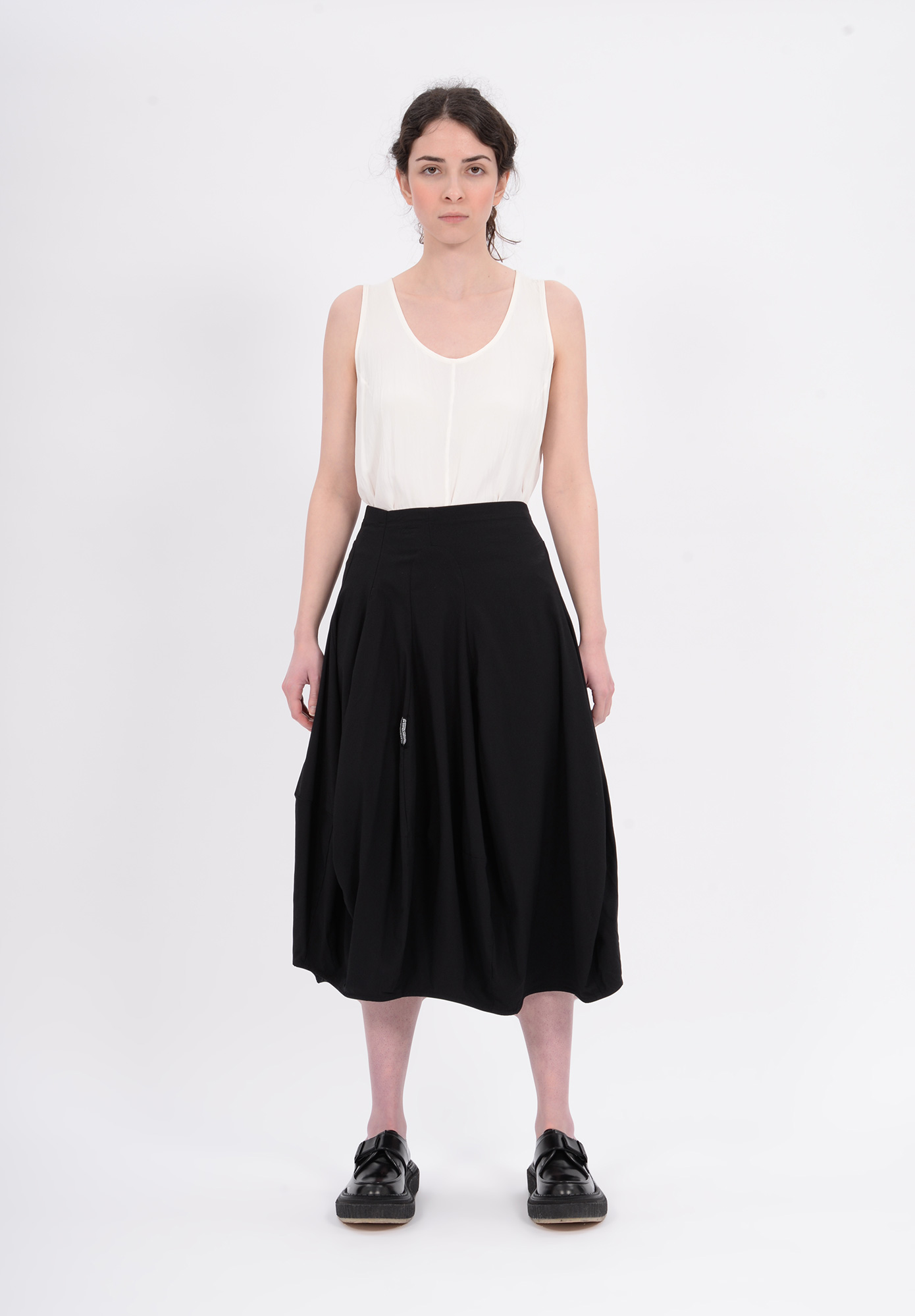 STUDIO RUNDHOLZ - BLACK LABEL - PANELLED TULIP HEM SKIRT