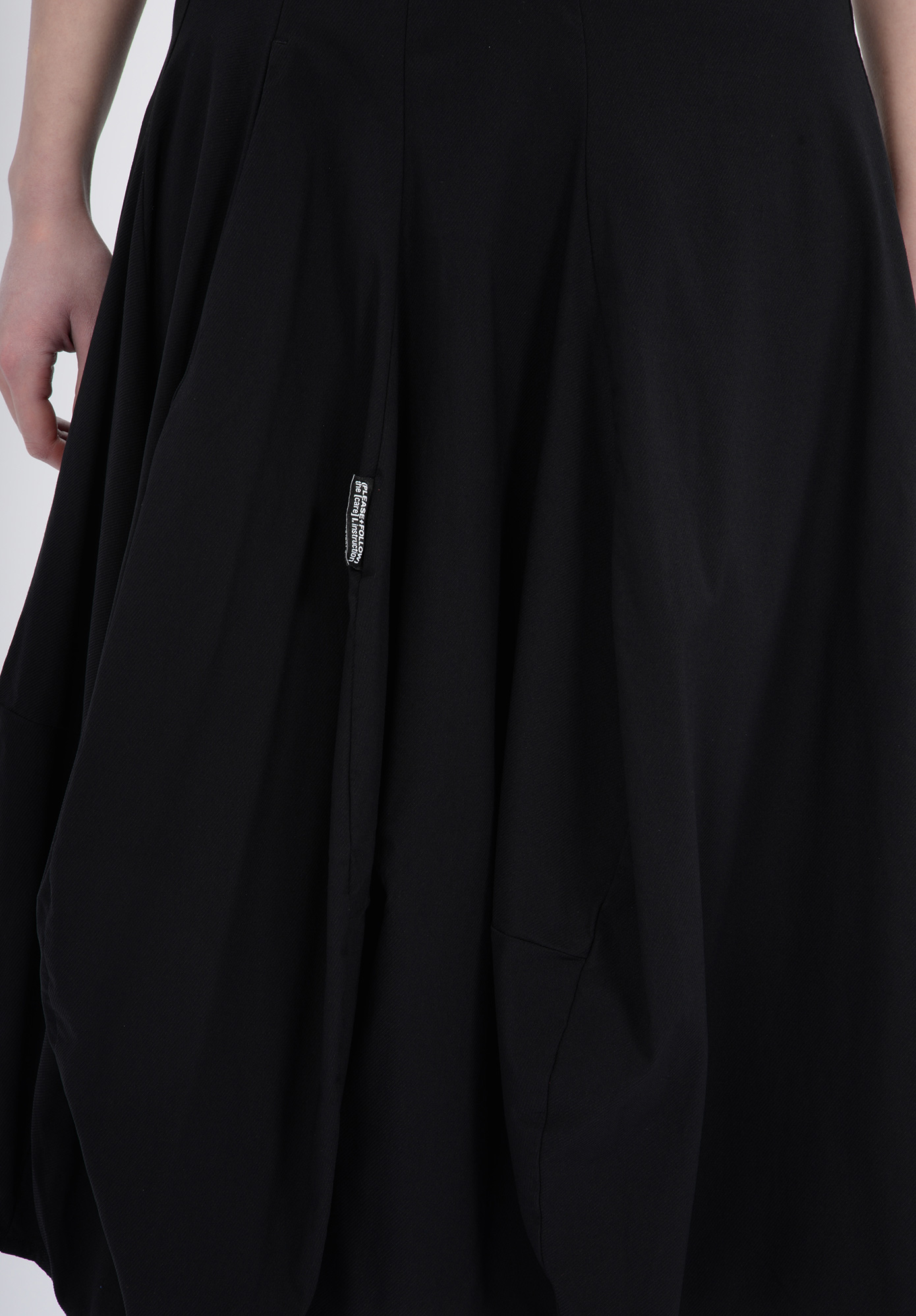STUDIO RUNDHOLZ - BLACK LABEL - PANELLED TULIP HEM SKIRT - BLACK