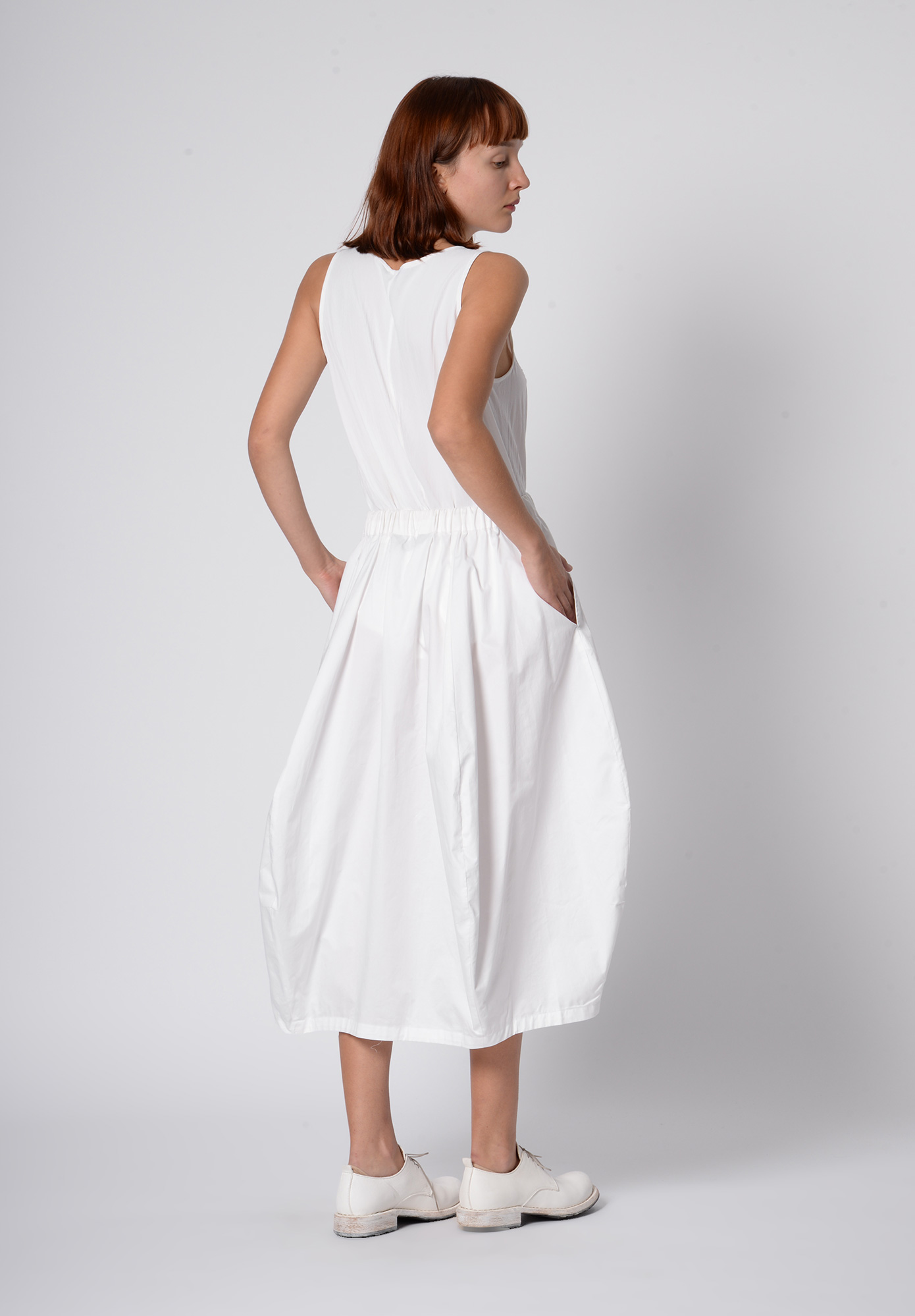 MOYURU -  POSITIVE NEGATIVE SKIRT - WHITE | GREY