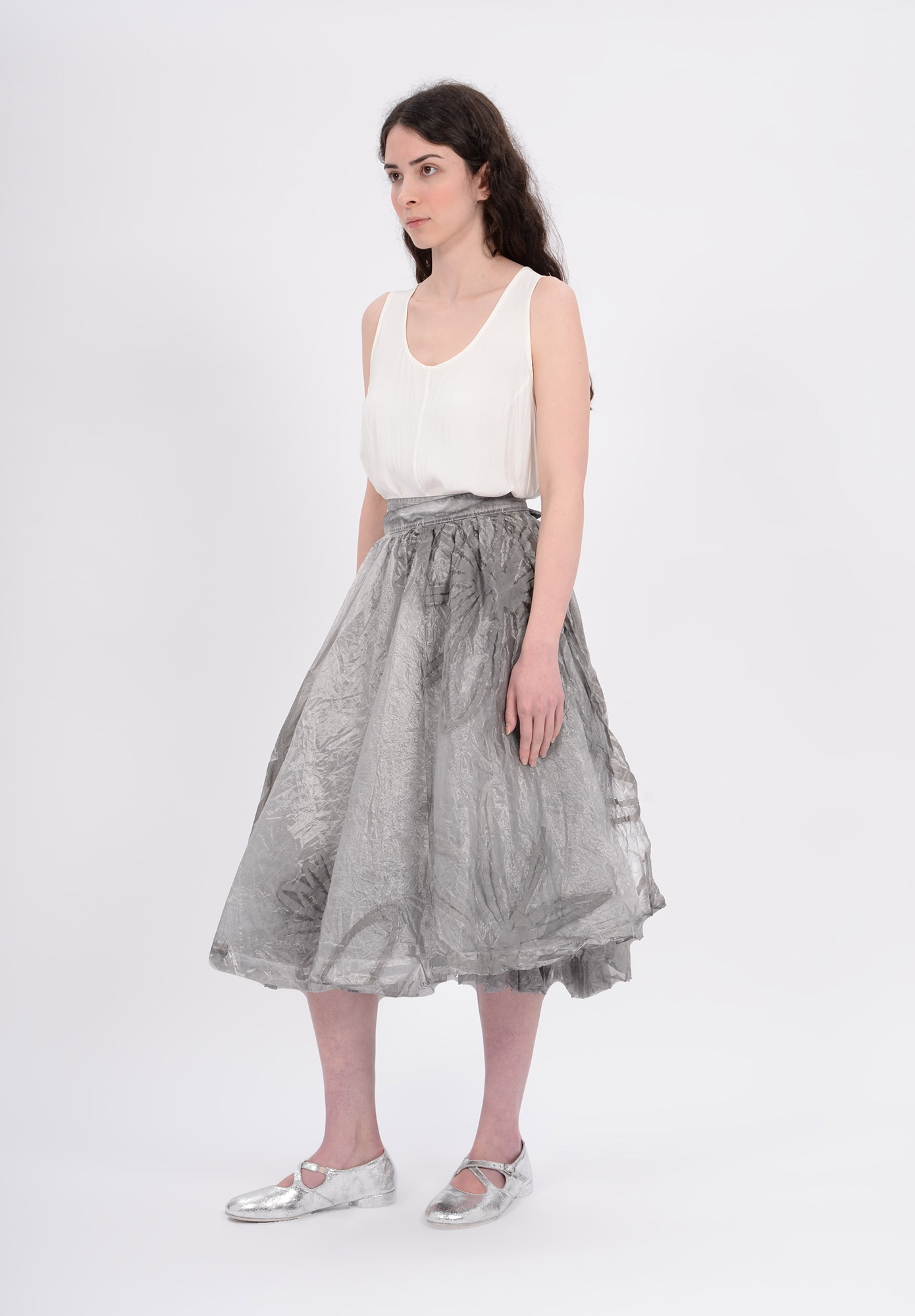 figlondon DECO skirt グレー　レア fig London（フィグロンドン）の「DECO skirt（スカート）」 - WEAR