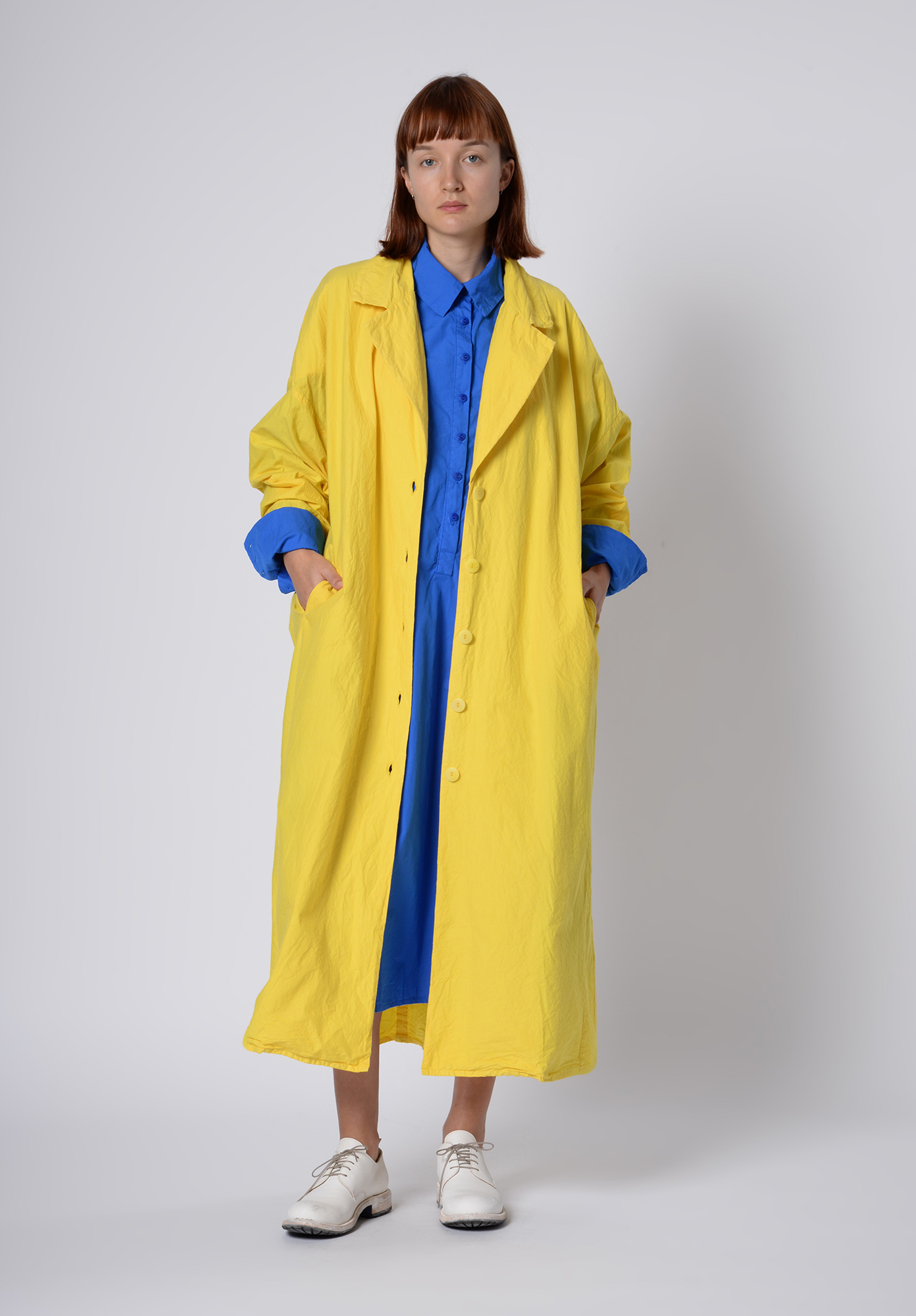 PRIVATSACHEN - FASENERGIE COAT -  YELLOW | INDIEN