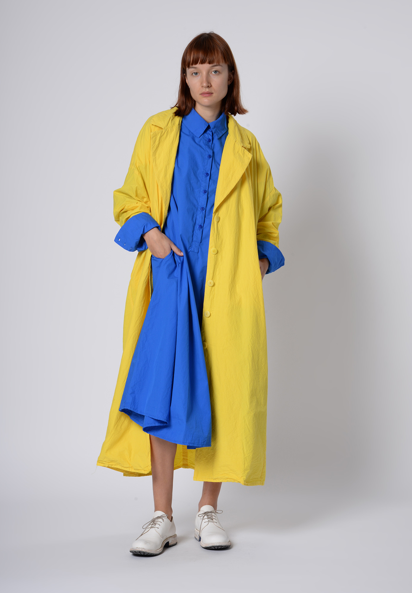 PRIVATSACHEN - FASENERGIE COAT -  YELLOW | INDIEN