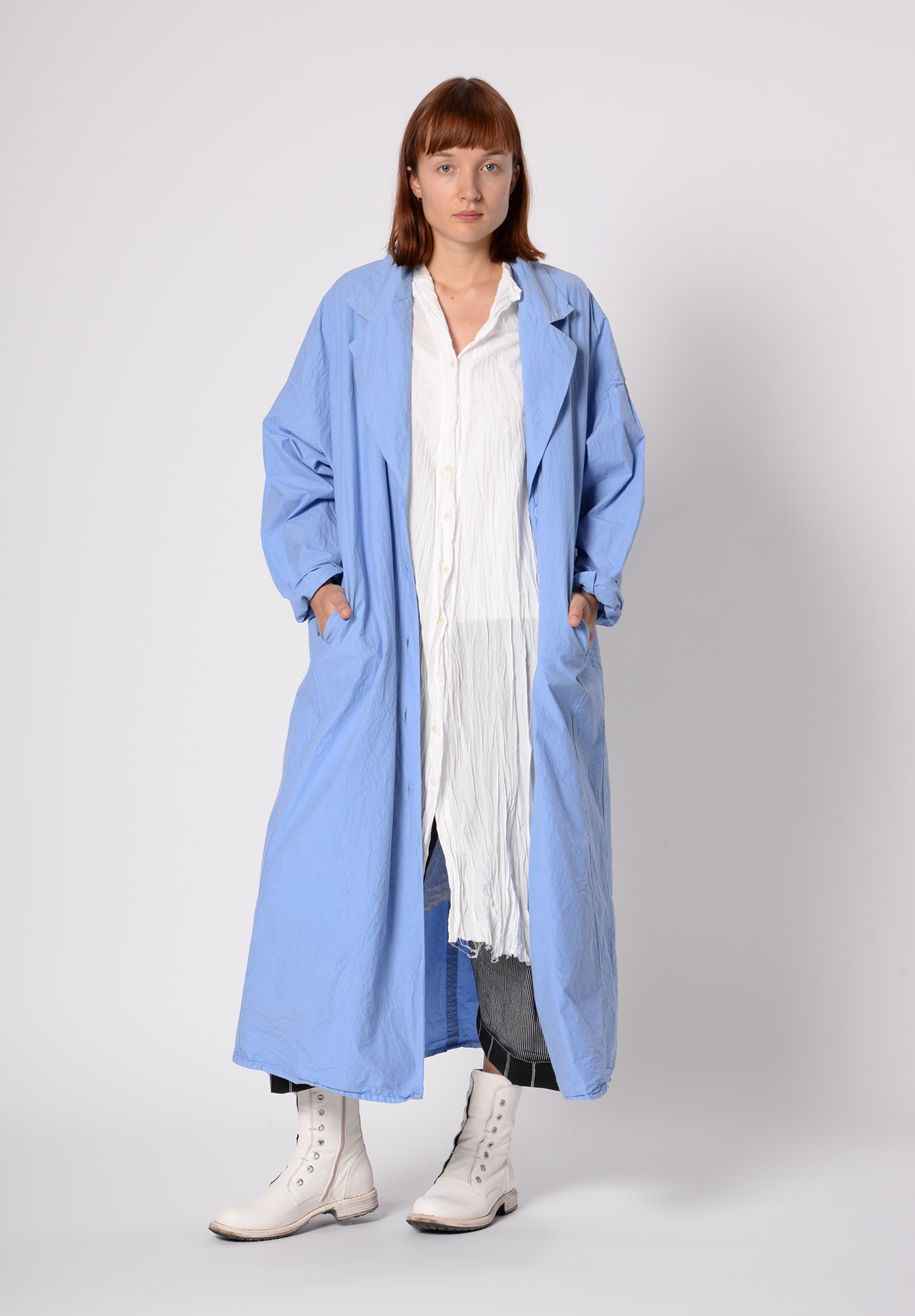 PRIVATSACHEN - FASENERGIE COAT - SKY BLUE | STEINBLAU