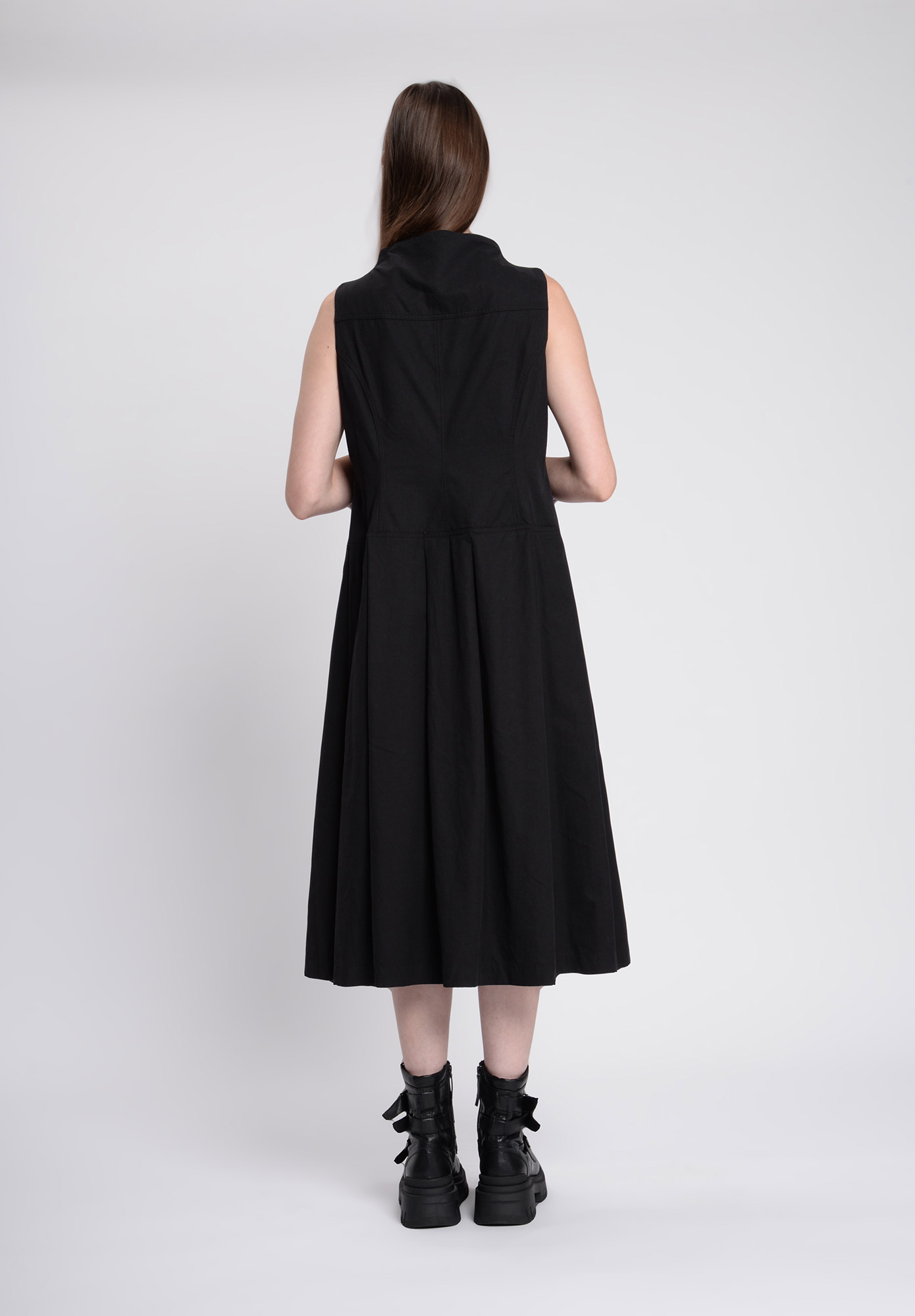 STUDIO RUNDHOLZ - BLACK LABEL - FLAT ANGLE POCKET DRESS - BLACK
