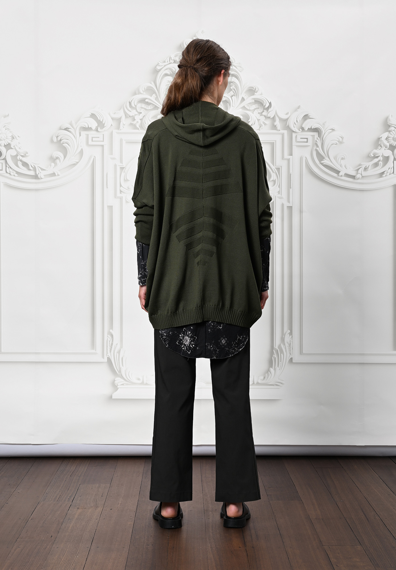 MM SÖHN - CUBIC CAGOULE - OLIVE MM SÖHN - CUBIC CAGOULE - OLIVE