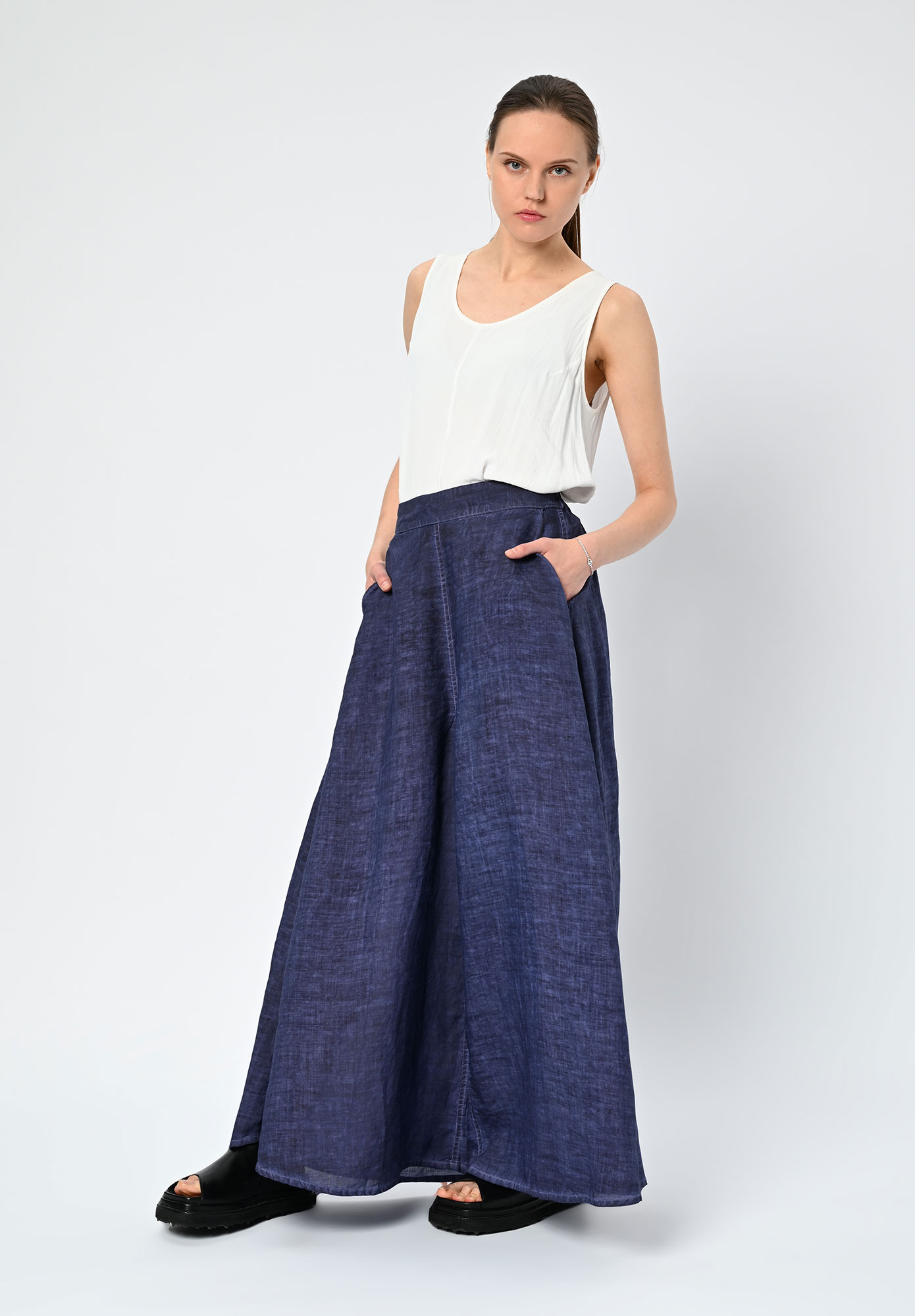 LA VACA LOCA - KRIKELO TROUSERS - TWILIGHT BLUE LA VACA LOCA - KRIKELO TROUSERS - TWILIGHT BLUE