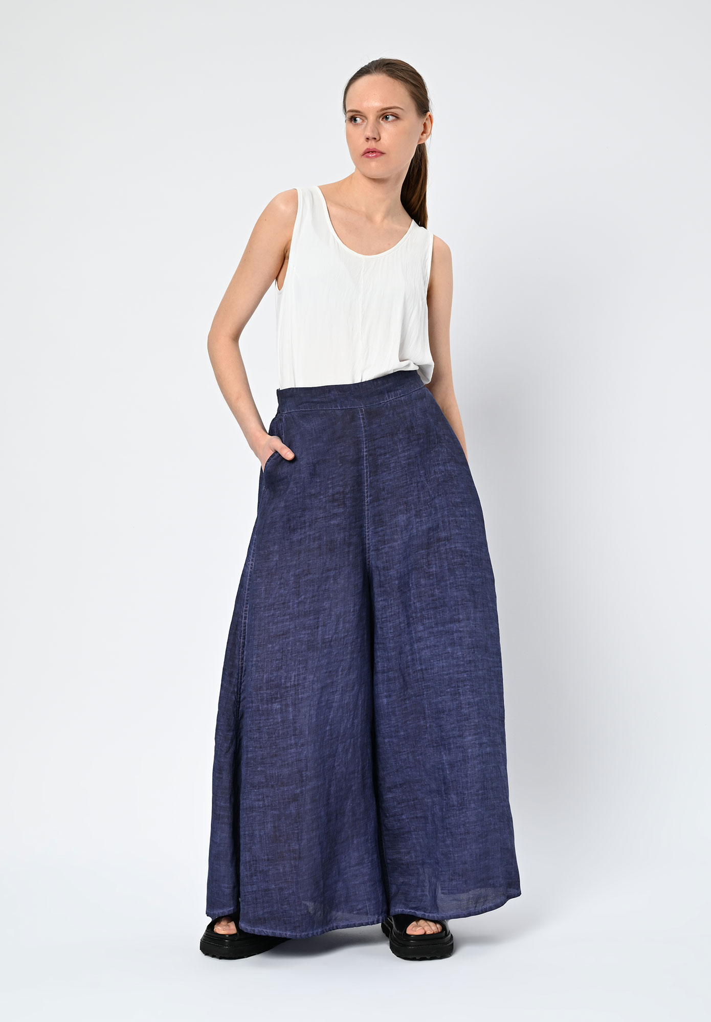 LA VACA LOCA - KRIKELO TROUSERS - TWILIGHT BLUE LA VACA LOCA - KRIKELO TROUSERS - TWILIGHT BLUE